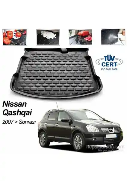 Automix Nissan Qashqai Bagaj Havuzu 2007-2014 Yılları Arasında Uyumlu ve Dayanıklı Koruma Çözümü