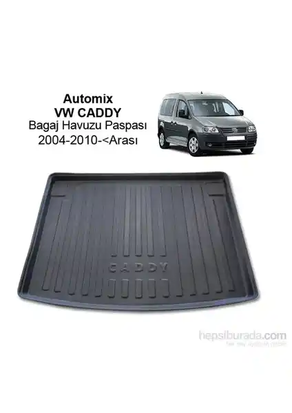 Automix Wv Caddy Bagaj Havuzu 2004-2010 Model Araçlar İçin Koruyucu ve Dayanıklı Tasarım