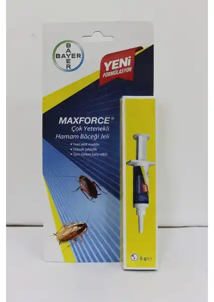 Bayer Maxforce Hamam Böceği Jeli ile Etkili ve Güvenilir Böcek Kontrolü Çözümü
