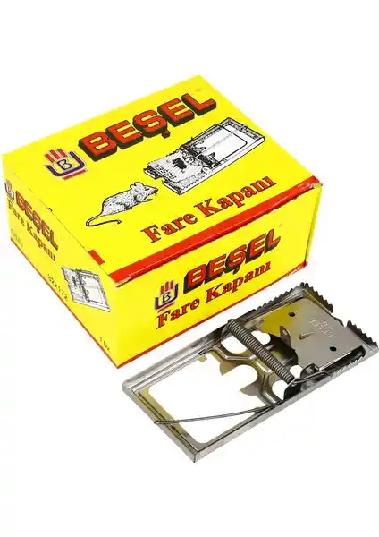 Beşel Fare Kapanı 12'li Set: Etkili ve Güvenilir Fare Kontrolü Çözümüdür