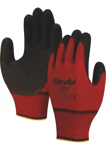 Beybi Pl9 Camcı Eldiveni 12 Çiftlik Paket ile Yüksek Kalite ve Güvenlik Sağlar
