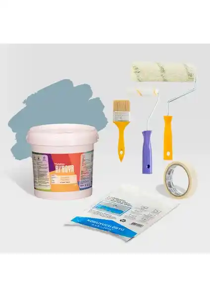 Bi'Boya Tek Duvar Boyama Seti Seren ile İç Mekan Dekorasyonunda Pratik ve Estetik Çözümler