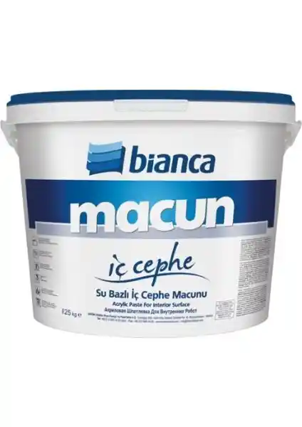 Bianca İç Cephe Macunu: Yüzeyleri Düzleştiren Mineral Esaslı Çözüm