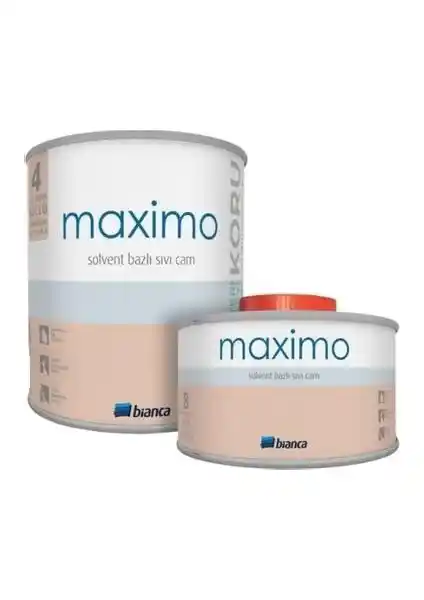 Bianca Stella Maximo Sıvı Cam Parlak 0,50 lt yüksek performans ve dayanıklılık sağlayan yüzey kaplama ürünü