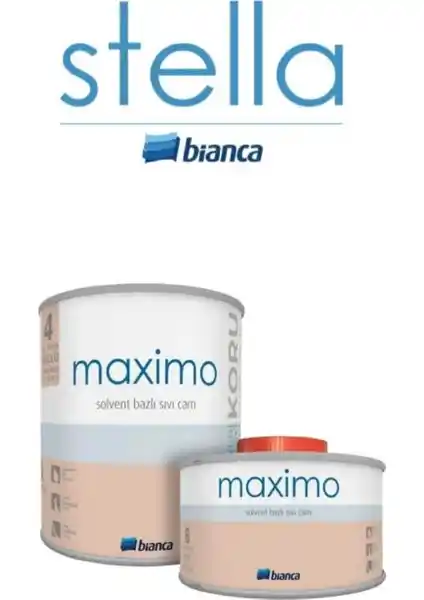 Bianca Stella Maximo solvent bazlı sıvı cam ile yüksek dayanıklılık ve parlaklık sağlayan yüzey kaplama ürünü