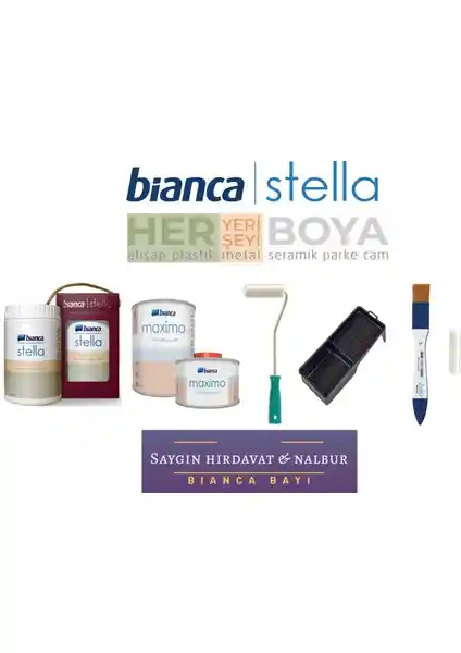 Bianca Stella Mutfak Tezgah Boyama Seti ile Estetik ve Dayanıklılığı Artırın