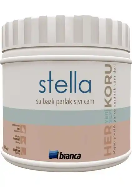 Bianca Stella Su Bazlı Sıvı Cam Parlak: Modern Yüzeylerde Dayanıklı ve Estetik Kaplama Çözümü