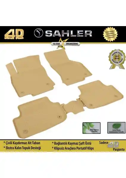 BMW 5 Serisi F10 İçin Bej Havuzlu Paspaslar Detaylı İnceleme ve Özellikler