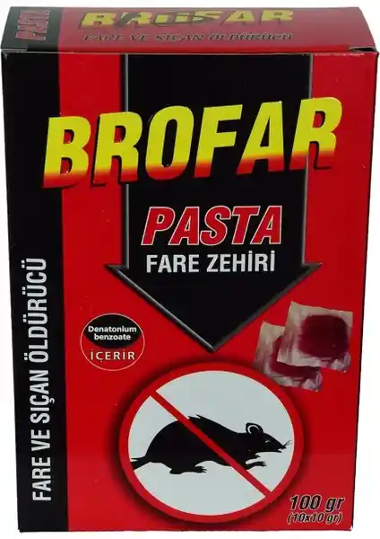Brofar Fare ve Sıçan Öldürücü Pasta: Güvenli ve Etkili Zararlı Kontrol Çözümü