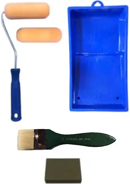 Buhobi Cadence Kadife Kaplı Rulo Fırça Seti: Dayanıklı ve Kullanışlı Boya Araçları