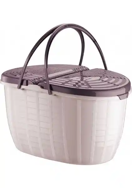 Bursev Kapaklı Piknik Sepeti: Pratik ve Şık Taşıma Çözümü Açık Hava Aktiviteleri İçin