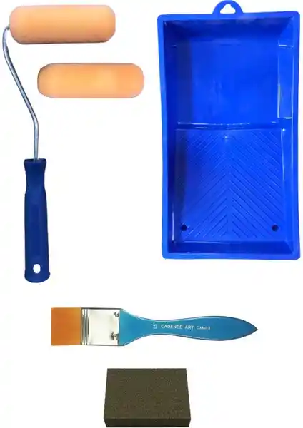 Cadence Boya Iz Bırakmayan İpek Fırça ve Rulo Seti: Kaliteli ve Dayanıklı Boyama Araçları