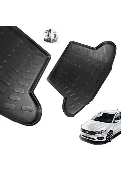 Carx Fiat Egea Sedan 3D Bagaj Havuzu Dayanıklı ve Estetik Koruma Çözümü