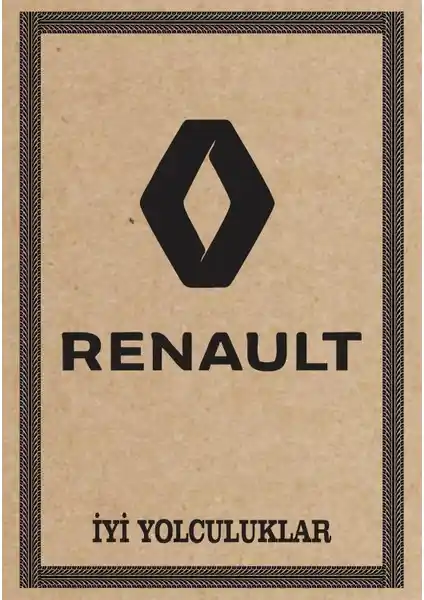 Cihan Oto Paspas Kağıdı Renault Amblemli Kaliteli ve Dayanıklı Otomotiv Aksesuarı