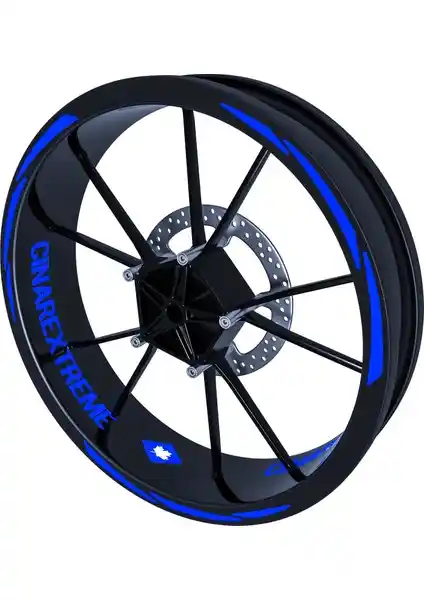 Çınar Extreme 3 Parça Tasarımlı Jant Şeridi ile Motosikletinizin Görünümünü Güncelleyin