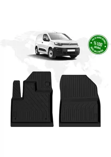 Citroen Berlingo 2019 ve Sonrası İçin Havuzlu Panelvan Paspas Seti Detayları ve Özellikleri