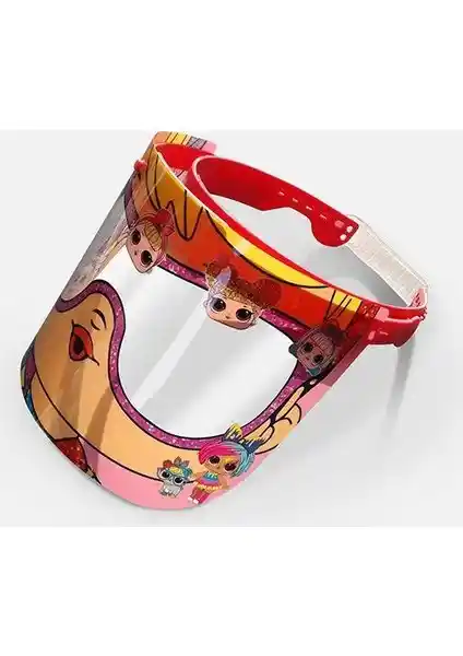 Çocuklar İçin Sevimli ve Güvenli Yüz ve Ağız Koruyucu Siperlikler