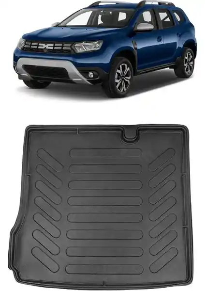 Dacia Duster 4x2 2023+ 3D Bagaj Havuzu Çevre Dostu PVC Malzeme ile Koruma ve Estetik