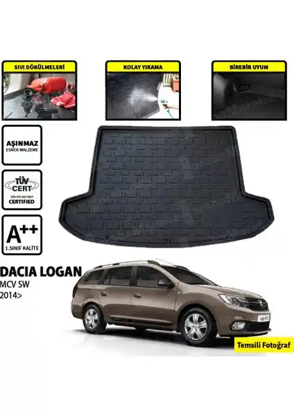 Dacia Logan MCV SW Bagaj Havuzu 2014 Sonrası Güvenli ve Pratik Koruma Çözümü