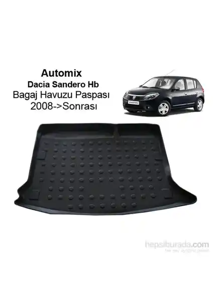 Dacia Sandero Hb İçin Automix Model Özel Tasarım Bagaj Havuzu Ürün İncelemesi ve Özellikleri