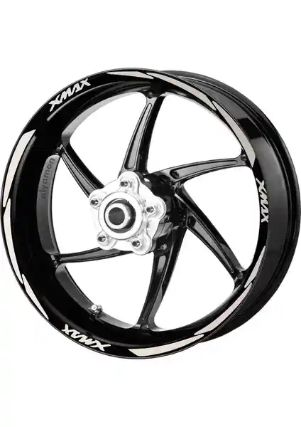 Deeb X-Max Beyaz Reflektif Jant Şeridi: Dayanıklı ve Şık Araba Koruma Çözümü