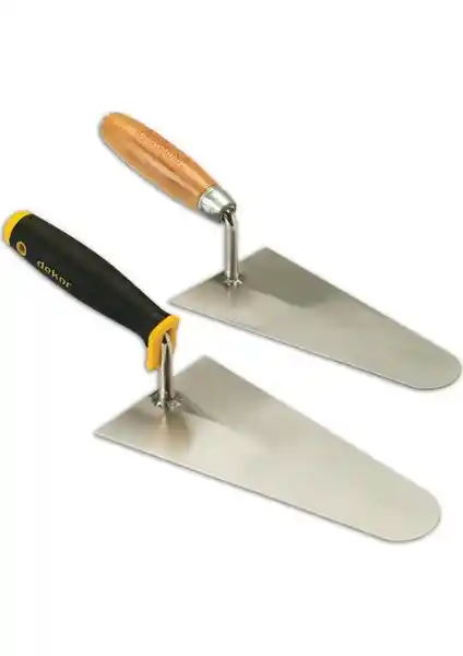 Dekor 062 Ahşap Saplı Sıvacı Malası 22 cm inşaat ve boyama işlemleri için dayanıklı araç