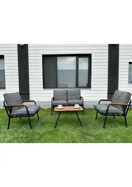 Dekoroom Zen Bahçe Takımı: Dayanıklı ve Şık Dış Mekan Oturma Seti