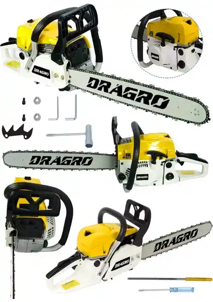 Dragro Almanya Menşeli Güçlü ve Hafif Motorlu Testere Profesyonel ve Hobi Kullanımı İçin