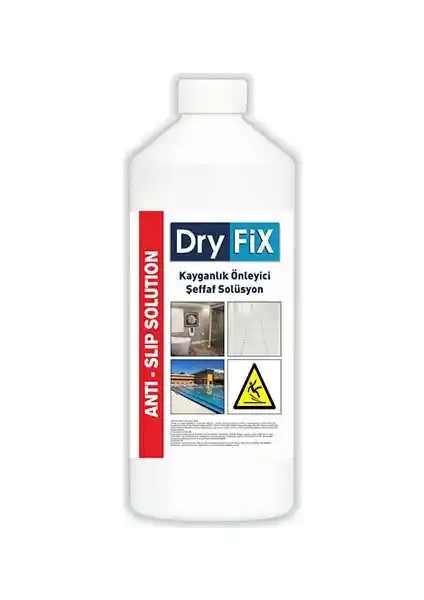 Dryfix Anti-Slip Kayganlık Önleyici Şeffaf Solüsyon Zemin Güvenliği ve Estetik İçin Uygun Çözüm
