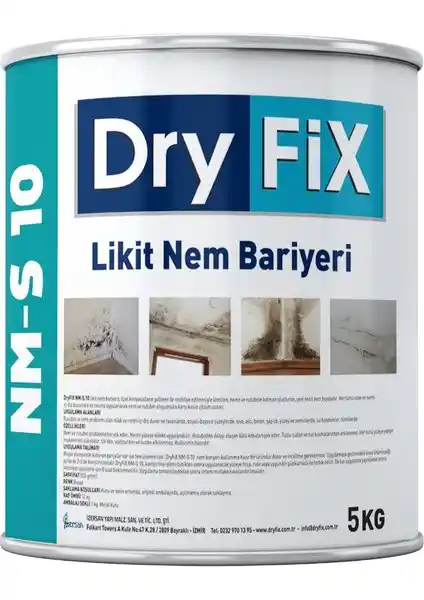 Dryfix Nm-S 10 Nem ve Rutubet Önleyici Boya: Dayanıklı ve Etkili Çözüm