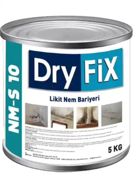 Dryfix NM-S 10 Nem ve Rutubet Önleyici Boya ile Yapılarınızı Koruyun