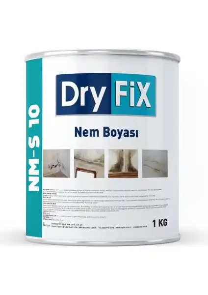 Dryfix NM-S 10 Nem ve Rutubet Önleyici Boya ile Yapılarınızın Dayanıklılığını Artırın