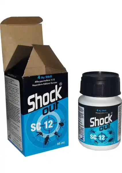 Dual Kimya Shock Out SC 12 Böcek İlacı: Güçlü ve Uzun Süreli Pest Kontrolü Çözümü