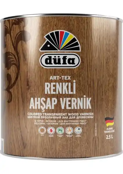 Düfa ART-TEX Renkli Ahşap Verniği 8621: Dayanıklı ve Estetik Ahşap Koruma Çözümü