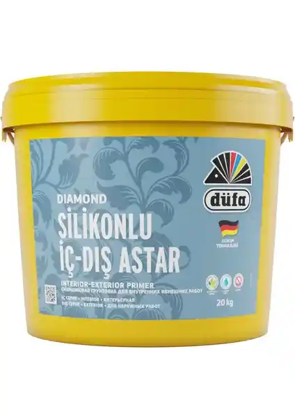 Düfa Diamond Silikonlu İç ve Dış Cephe Astarı 20 kg yüksek performans ve dayanıklılık sağlar