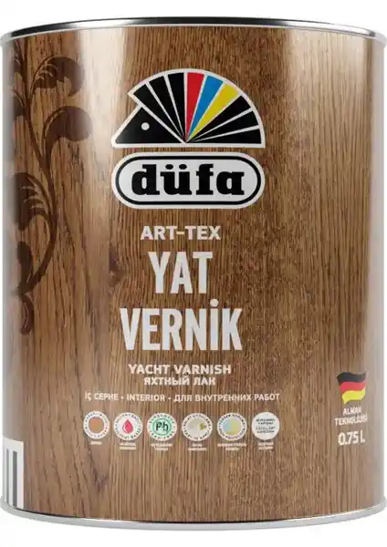 Düfa Yat Verniği Parlak 0.75 L: Deniz ve Ahşap Yüzeyleri İçin Koruyucu ve Estetik Çözüm