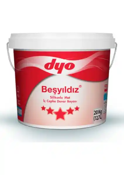 Dyo Beşyıl<dı>z Silikonlu Mat İç Cephe Duvar Boyası Özellikleri ve Kullanım Alanları