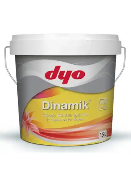 Dyo Dinamik Silinebilir İpek Mat İç Cephe Boyası Modern ve Şık Dekorasyon İçin Uygun