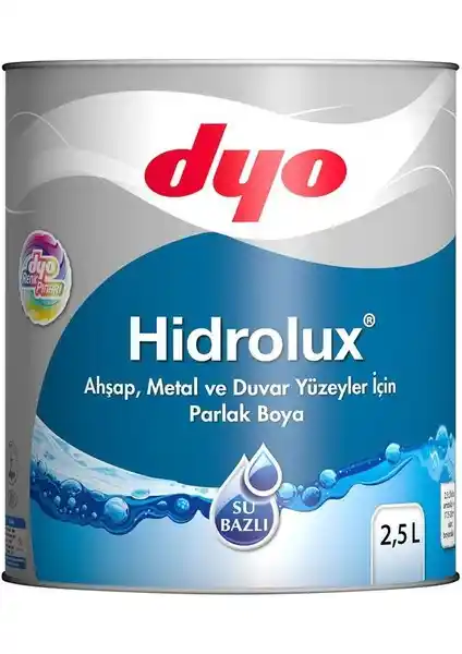 Dyo Hidrolüx 2,5 Litre Beyaz Su Bazlı Ahşap ve Metal Boyası Özellikleri ve Kullanımı