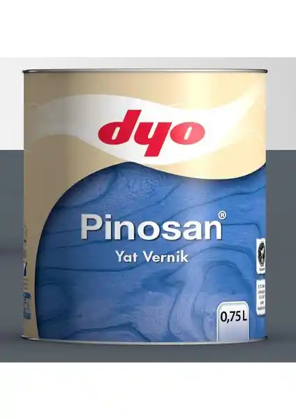 Dyo Pinosan Yat Verniği 0,75 Litre Şeffaf Ahşap Koruma ve Estetik İçin Uygun