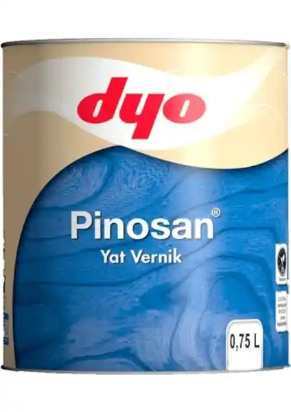 Dyo Pinosan Yat Vernik 0.75 Lt: Yüksek Dayanıklılık ve Estetik Sunan Ahşap Koruma Ürünü