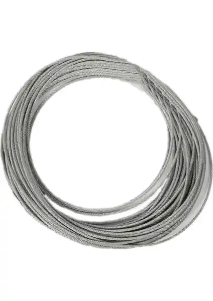 Ege Arge Galvanizli Çelik Halat 3 mm x 10 m - Dayanıklı ve Çok Yönlü Kullanım