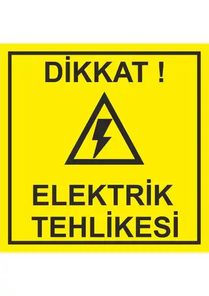 Elektrik Tehlikesi Uyarı Levhası: Güvenliği Artıran Dayanıklı ve Kolay Uygulamalı Etiketler
