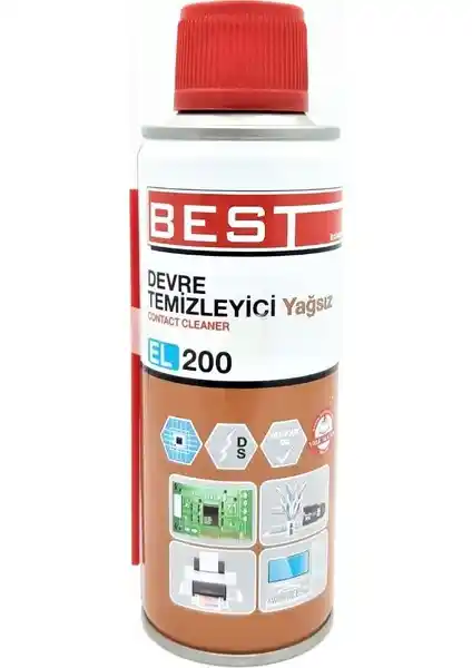 Elektronik ve Mekanik Devre Temizleyici Yağsız 200ml Güvenilir ve Hızlı Çözüm
