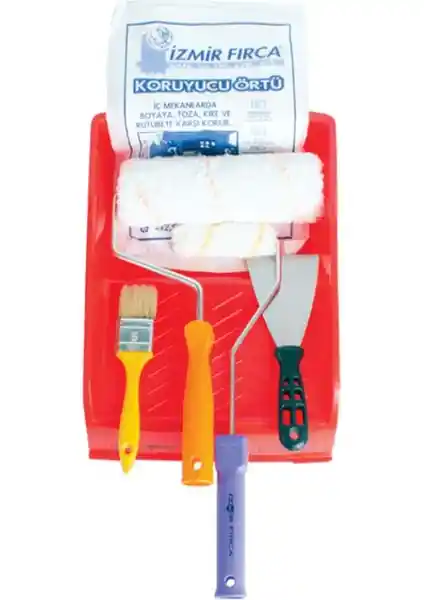 Ennalbur İzmir Fırça Profesyonel Set 20 Cm ile Boya İşlemlerinizde Güvenilirlik ve Kalite