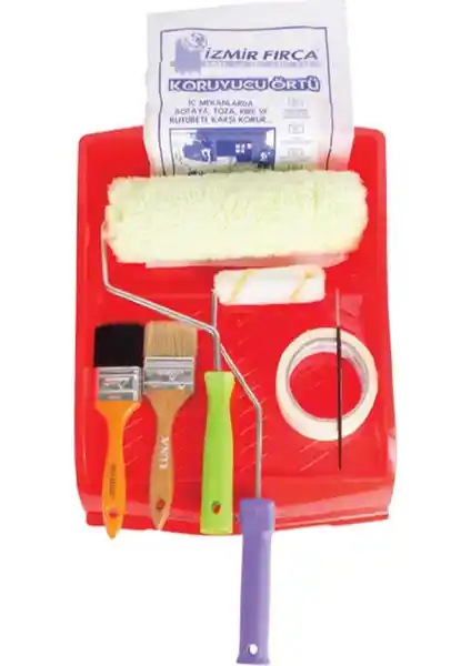 Ennalbur İzmir Fırça Profesyonel Set 25 Cm ile Kaliteli ve Etkili Boya Uygulamaları