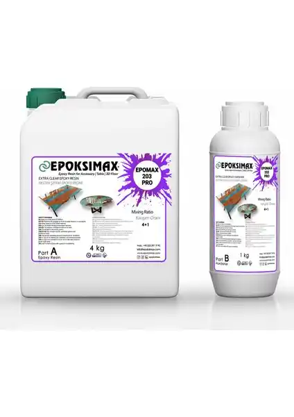 Epoksimax 203 Pro Epoksi Reçine ile Dayanıklı ve Estetik Masa ve Sehpa Tasarımları
