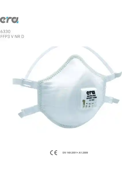 Era 6330 FFP3 Ventilli Solunum Koruyucu: Yüksek Güvenlik ve Konfor Sunan Maske