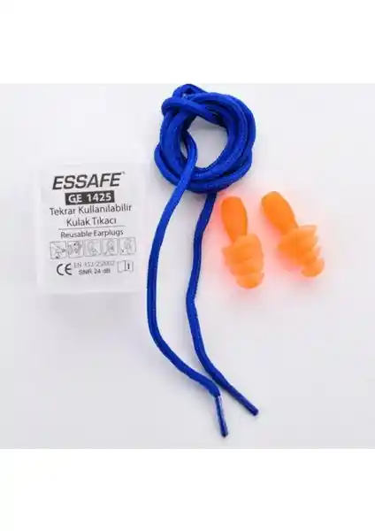 Essafe Kulak Tıkacı Günlük Kullanım ve Güvenlik İçin Dayanıklı Çözüm