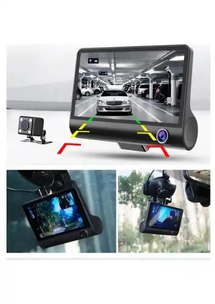 Exvol 3 Kameralı Araç İçi Kamera: Yüksek Çözünürlük ve Güvenlik Özellikleriyle Araç Güvenliğini Artırır